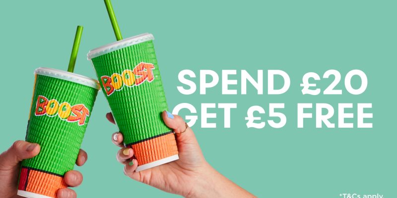 A FREE £5 TOP UP GIFT ON US